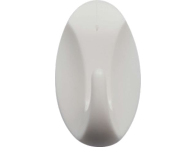 Obrázek produktu Samolepící háček QF5, plast, bílý, 2 ks