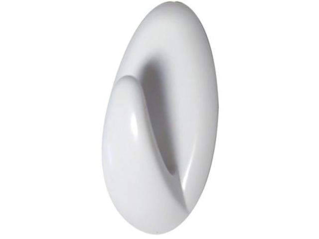 Obrázek produktu Samolepící háček QF1, plast, bílý