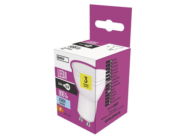 Obrázek produktu Žárovka LED CLS MR16 8,4W(60W) 806lm GU10 CW