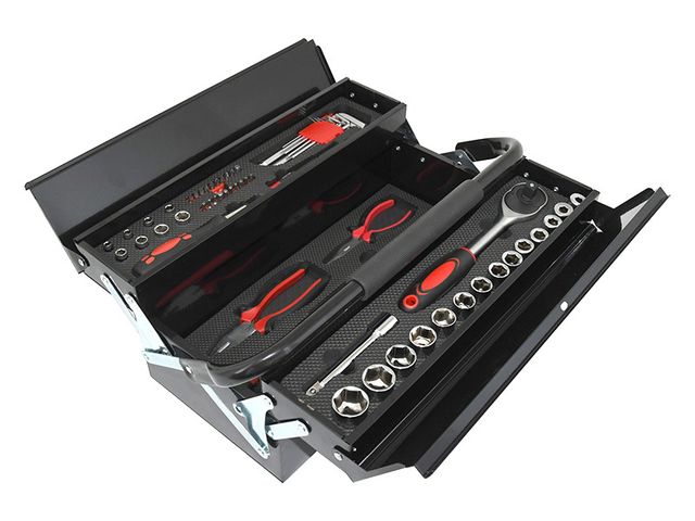 Obrázek produktu Skříňka nářadí 63 dílů, METAL BOX