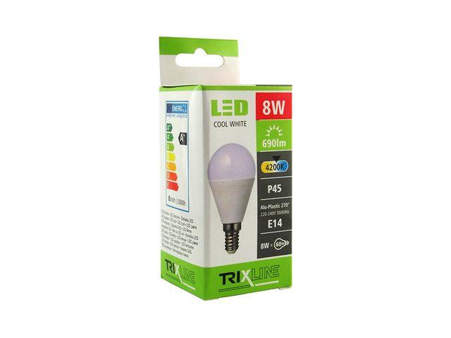 Obrázek produktu Žárovka LED 8W E14 4200K P45
