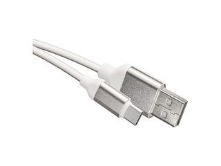 USB kabel 2.0 A/M-C/M 1M bílá