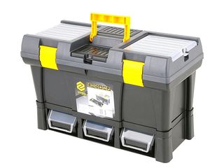 Box na nářadí plastový 20, + 3x zásuvka