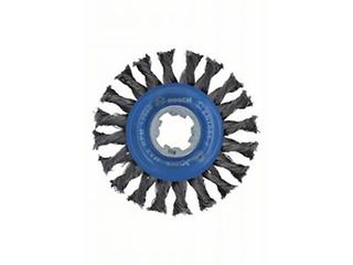 Kartáč hrncový copánkový X-LOCK, ocel 115 mm