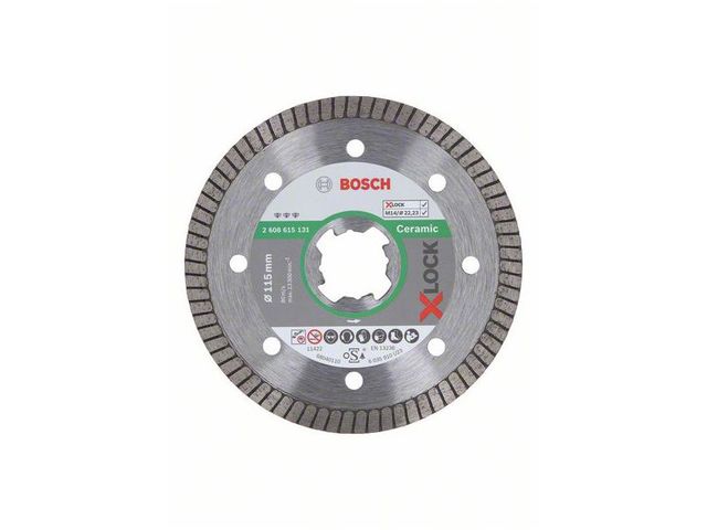 Obrázek produktu Kotouč řezný diamantový X-LOCK 115 x 22,23 x 1,4 mm