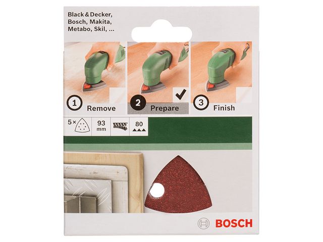 Obrázek produktu Papír brusný pro delta brusky G80, 6 otvorů, 5 ks