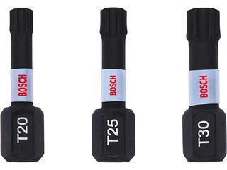 Bit šroubovací Impact Control T 20, T 25, T 30, 25 mm 3ks