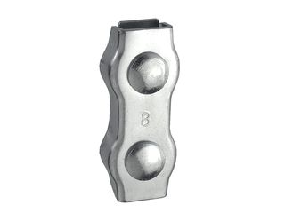 Svorka duplex, pr. 3 mm, pozink