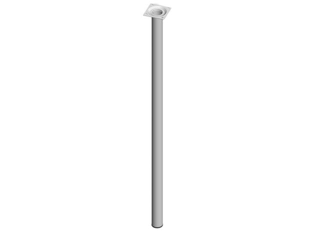 Obrázek produktu Noha nábytková kulatá pr. 30x700mm, bílá
