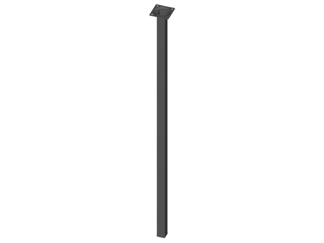 Obrázek produktu Noha nábytková kulatá pr. 30x800mm, černá