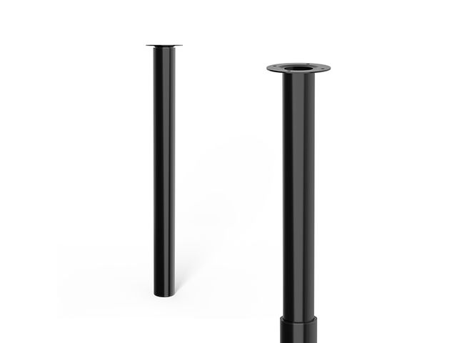 Obrázek produktu Noha nábytková pr. 50/60mm, H-700-1100mm, výškově nastavitelná, černá
