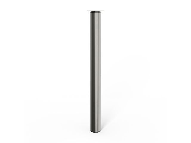 Obrázek produktu Noha nábytková pr. 50/60mm, H-700-1100mm, výškově nastavitelná, broušený nikl