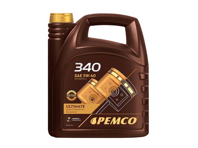 Obrázek produktu Olej motorový PEMCO 340, 5W-40 A3/B4, 5 lt