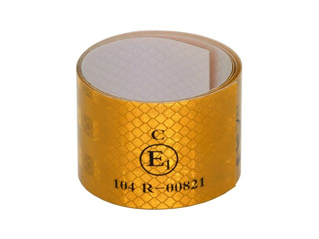 Obrázek produktu Páska samolepící reflexní 1m x 5cm žlutá