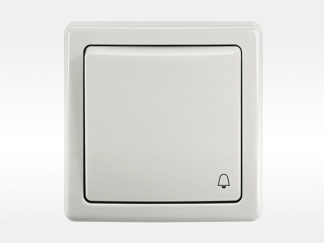 Obrázek produktu Tlačítko zvonek bílé Swing