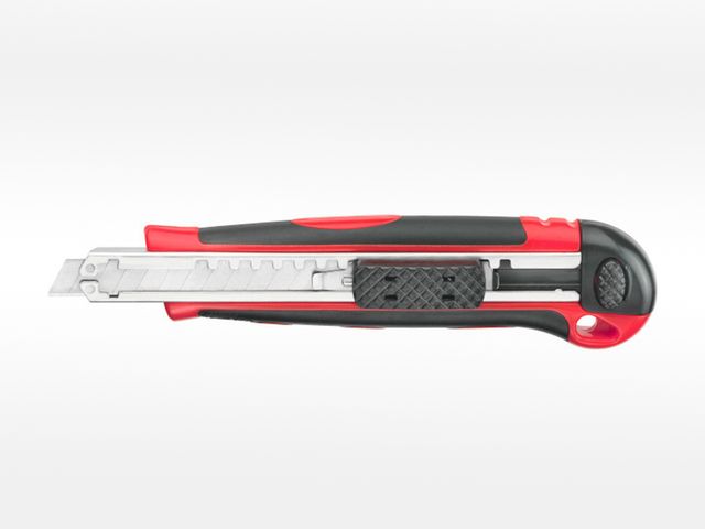 Obrázek produktu Nůž lámací široký, plastový 9mm, 3 nože