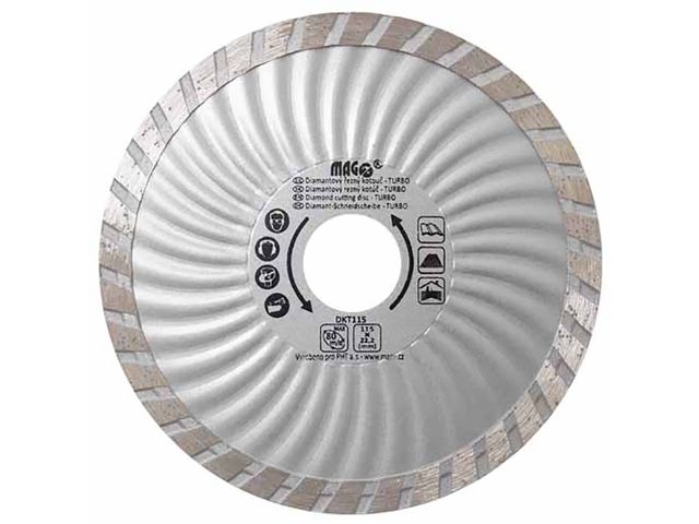 Obrázek produktu Kotouč diamantový TURBO 115x22,2mm