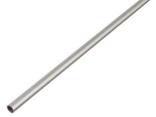 Trubka kruhová ALU, 6 x 1,0 mm / 1 m, stříbrný elox