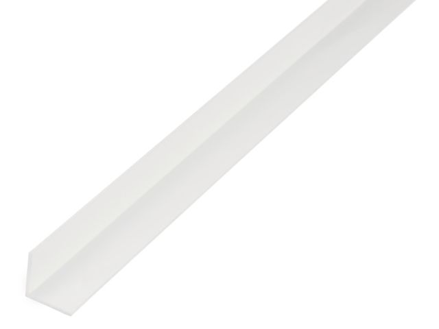 Obrázek produktu Profil L PVC, 10 x 10 x 1,0 mm / 1 m, bílý