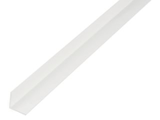 Profil L PVC, 40 x 10 x 2,0 mm / 2 m, bílý