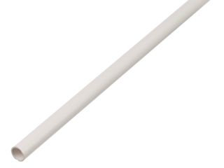 Trubka kruhová PVC, 7 x 1,0 mm / 1 m, bílá