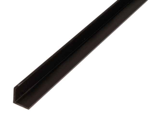 Obrázek produktu Profil L PVC, 25 x 25 x 1,8 mm / 2 m, černý