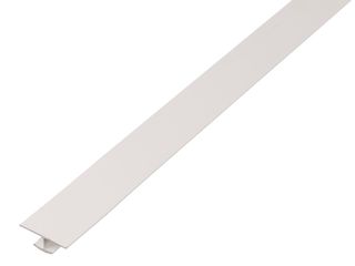 Profil H PVC, 25 x 4 x 12 x 1,0 mm / 2 m, bílý