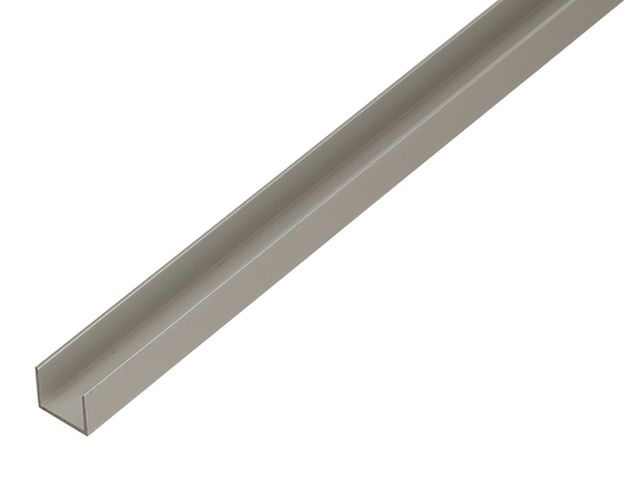 Obrázek produktu Profil U ALU, 22 x 15 x 1,5 mm / 2 m, stříbrný elox