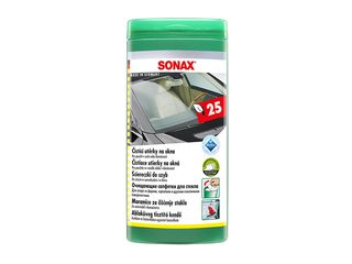 Utěrky čisticí na okna 25 ks CZ/SK SONAX