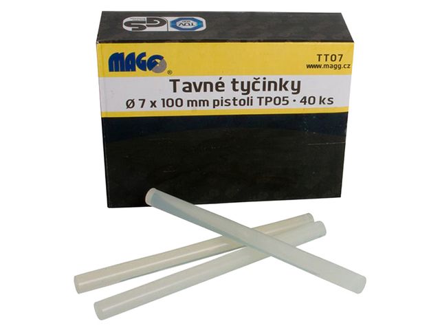 Obrázek produktu Tyčinky tavné 7mm k pistoli TP05 - bal. 40ks