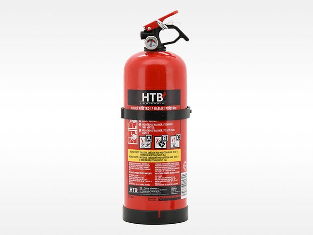 Obrázek produktu Přístroj hasicí práškový 2kg ABC
