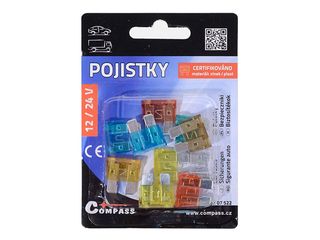 Pojistky nožové 10 ks