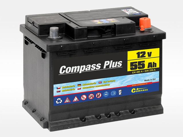 Obrázek produktu Autobaterie Compass Plus 55 Ah