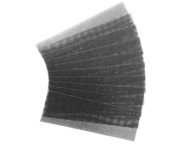 Obrázek produktu Mřížka brusná na sádrokarton 10 ks, 93x290 mm, P100