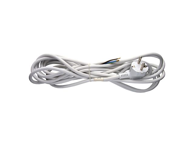 Emos Flexo De Cable De PVC 3 X 0,75 Mm, 5 M, Color Blanco, KF De CR2