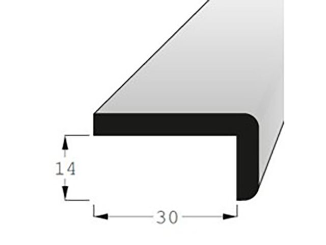 Obrázek produktu Lišta tvaru L 14x30mm, délka 70cm