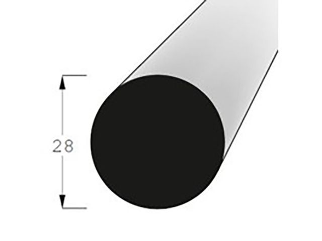 Obrázek produktu Lišta kruhová borovice prům.28mm, délka 240cm