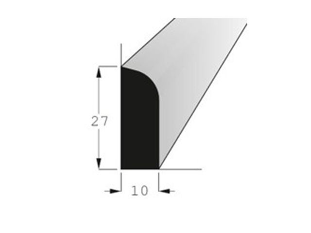 Obrázek produktu Lišta rohová vnitřní borovice 27x10mm, délka 240cm