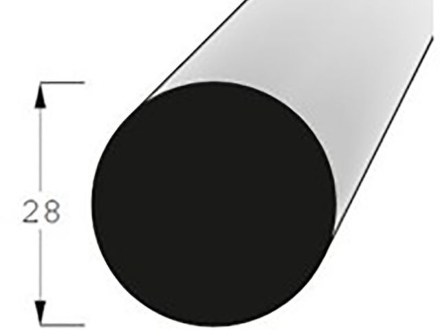 Obrázek produktu Lišta kruhová borovice prům.28mm, délka 70cm