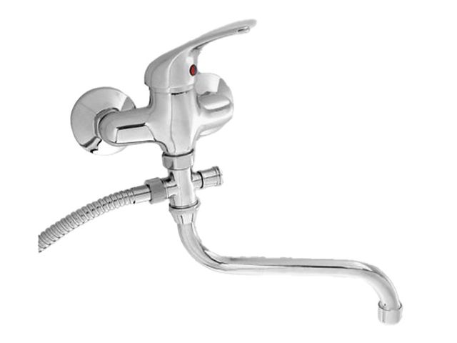 Obrázek produktu Baterie Titania Iris paneláková nástěnná 100 mm chrom
