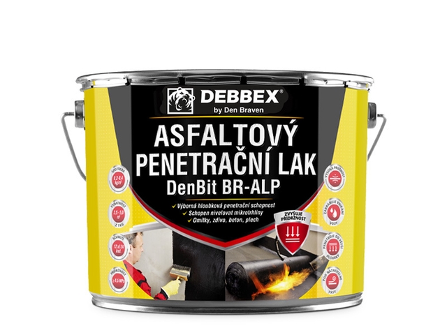 Obrázek produktu Lak penetrační asfaltový DenBit BR-ALP 4,5kg