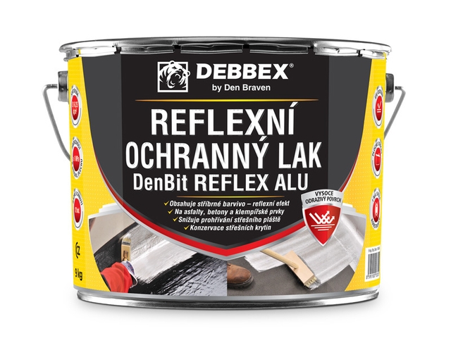 Obrázek produktu Lak ochranný reflexní DenBit ALU 4,5kg