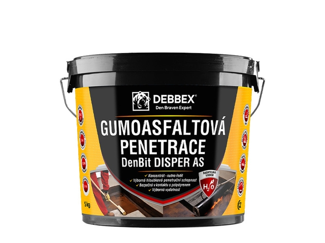 Obrázek produktu Penetrace gumoasfaltová DenBit disper AS 5kg