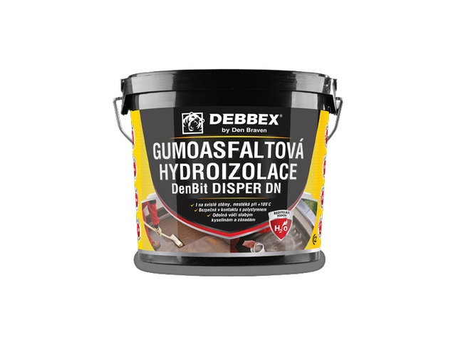 Obrázek produktu Hydroizolace gumoasfaltová DenBit disper DN 10kg