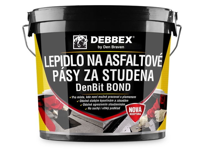 Obrázek produktu Lepidlo na asfaltové pásy za studena DenBit BOND 10kg