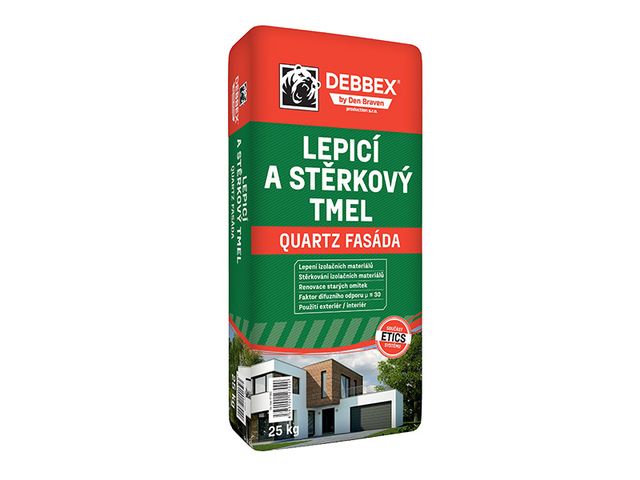 Obrázek produktu Lepidlo a stěrka Quartz fasáda 25 kg