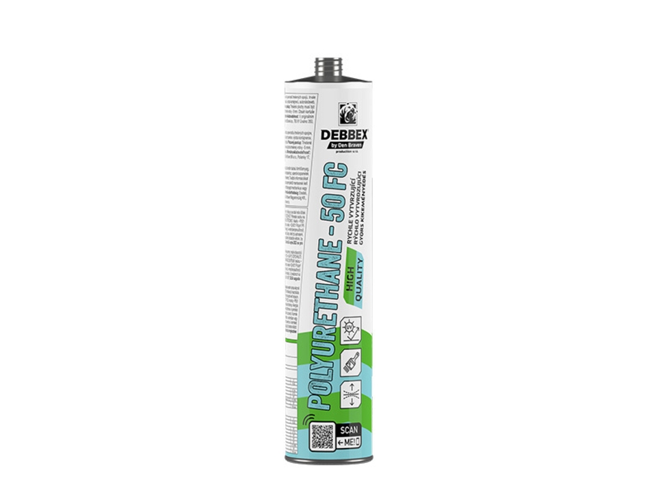 Tmel polyuretanový PU 50FC šedý 300ml. EAN: 3290670080168