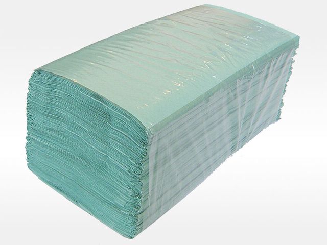 Obrázek produktu Ručníky papírové zelené Z, balík 250ks
