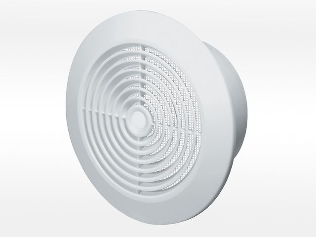 Obrázek produktu Mřížka stropní kruhová pr.125 mm bílá