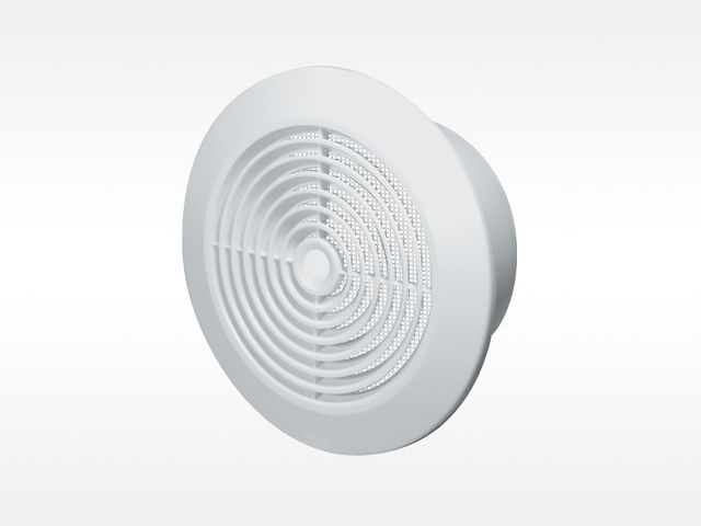 Obrázek produktu Mřížka stropní kruhová pr.150 mm bílá